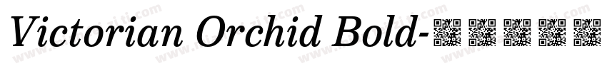 Victorian Orchid Bold字体转换